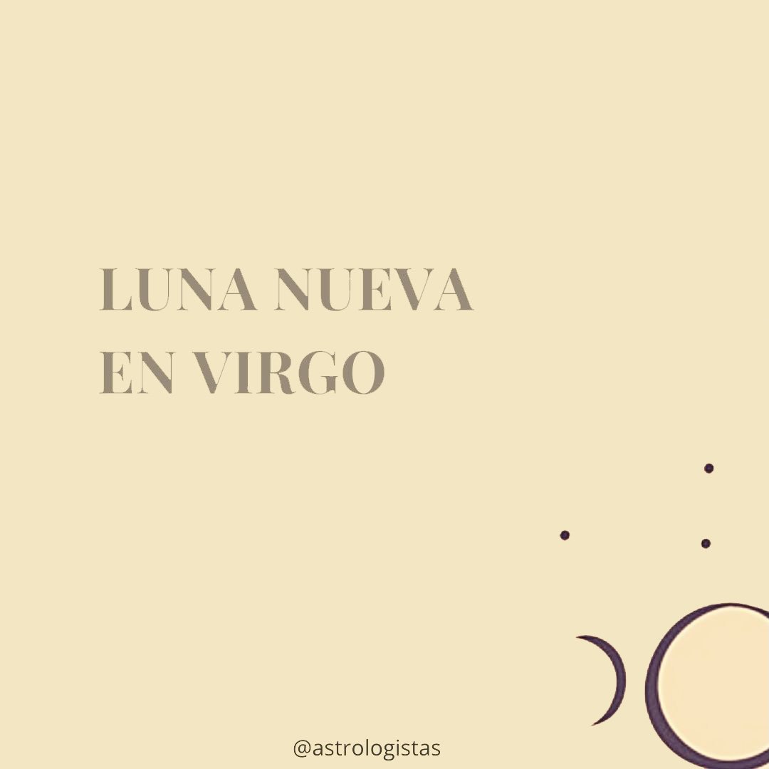 Luna Nueva en Virgo