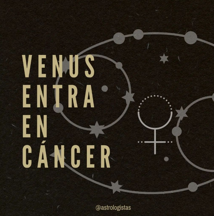 Venus entra en Cáncer